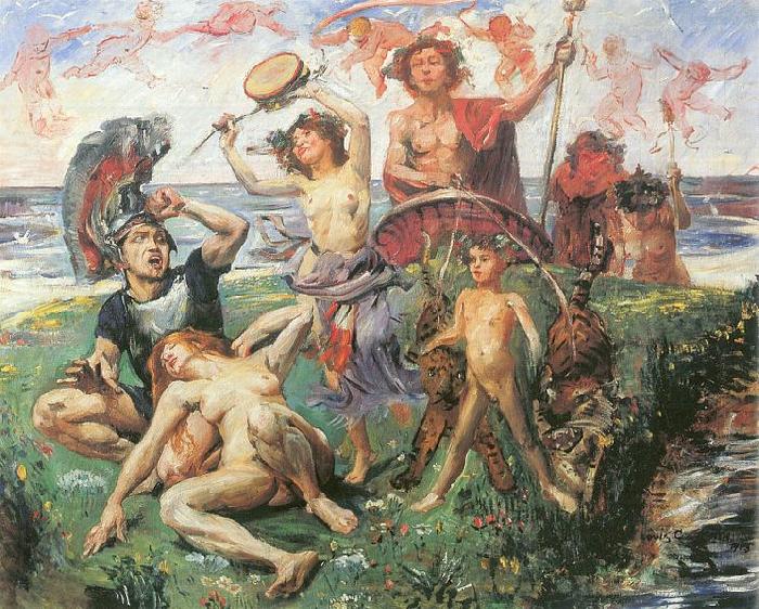 Lovis Corinth Ariadne auf Naxos Spain oil painting art